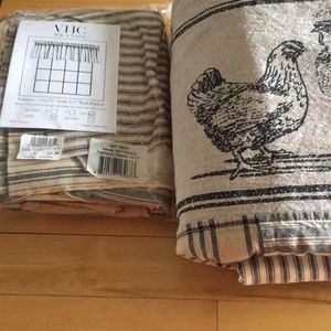 Sawyer Mill shower curtain & window valance